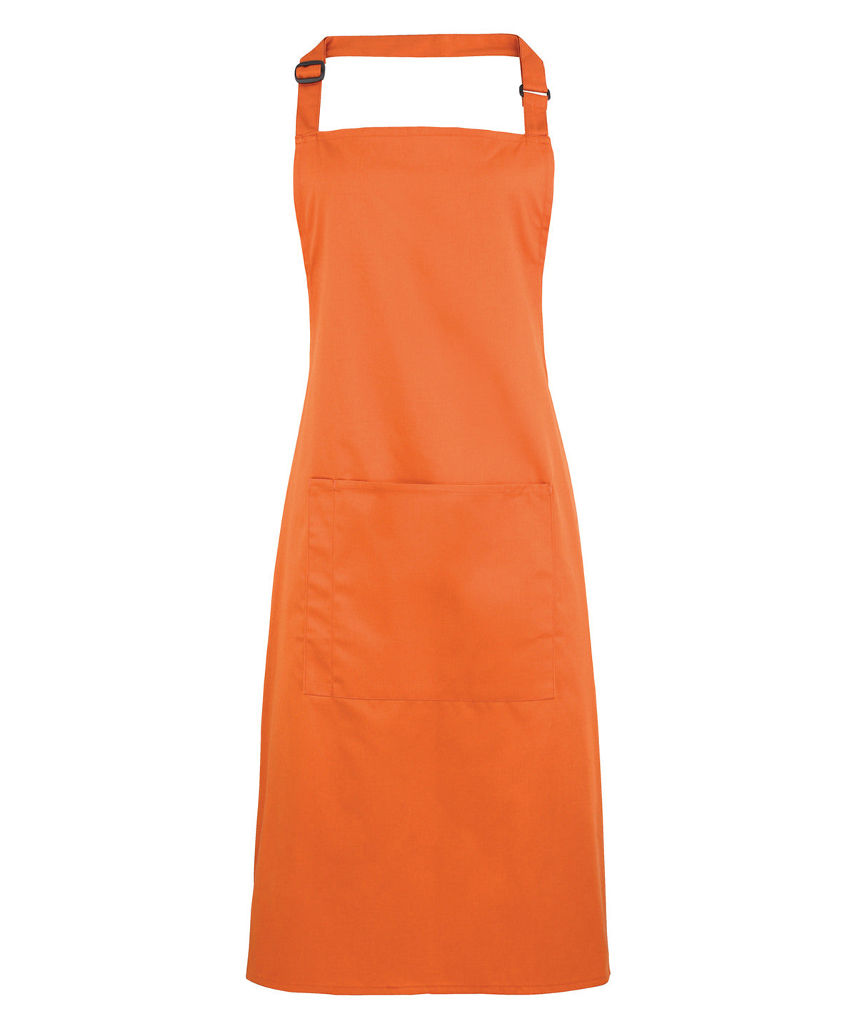Basic Bib Apron with Pocket - Terracotta